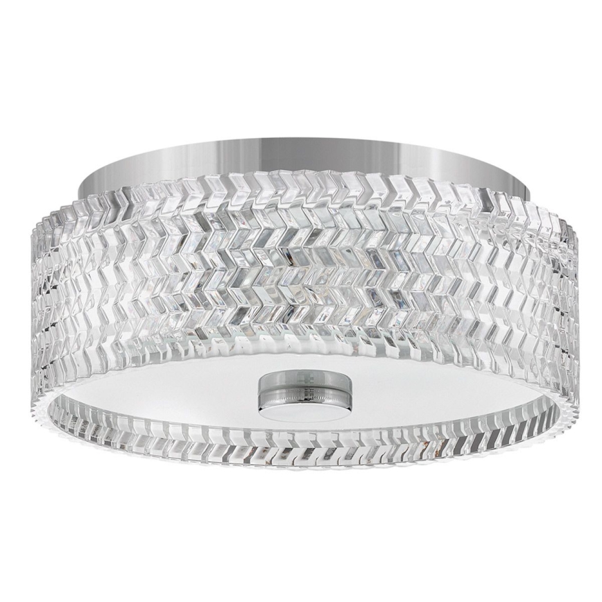 Hinkley Plafón ELLE 2xE27/60W/230V diá. 30,5 cm cromo brillante
