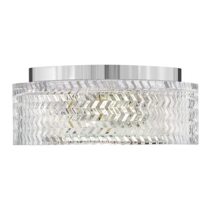 Hinkley Plafón ELLE 2xE27/60W/230V diá. 30,5 cm cromo brillante