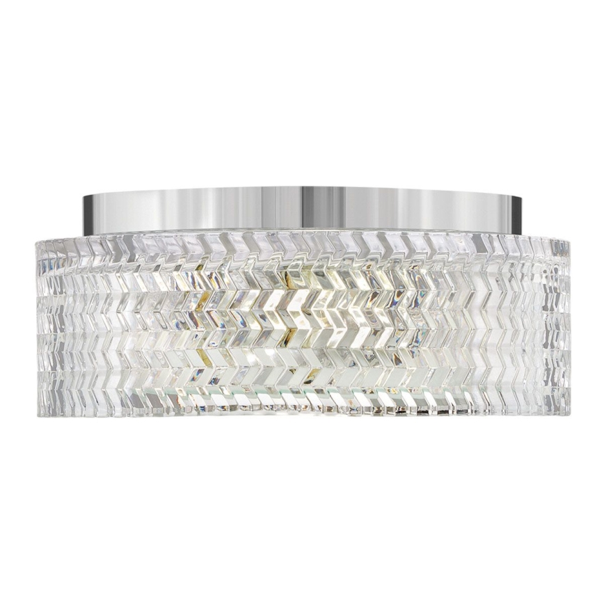 Hinkley Plafón ELLE 2xE27/60W/230V diá. 30,5 cm cromo brillante