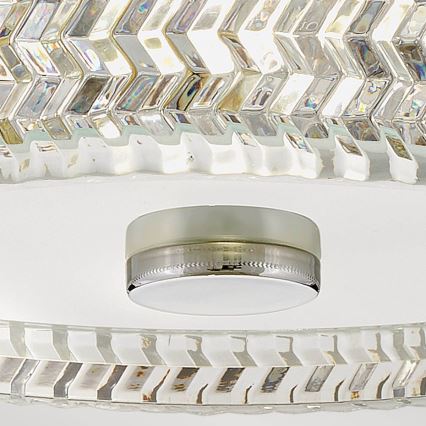 Hinkley Plafón ELLE 2xE27/60W/230V diá. 30,5 cm cromo brillante