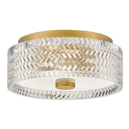 Hinkley - Plafón ELLE 2xE27/60W/230V diá. 30,5 cm dorado