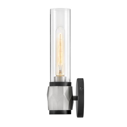 Hinkley - Aplique de pared para baño ELLISON 1xE27/40W/230V IP44 negro