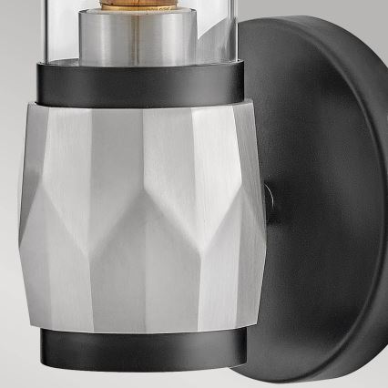 Hinkley - Aplique de pared para baño ELLISON 1xE27/40W/230V IP44 negro