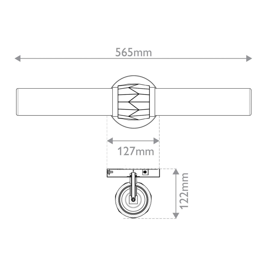 Hinkley - Aplique de baño ELLISON 2xE27/40W/230V IP44 dorado
