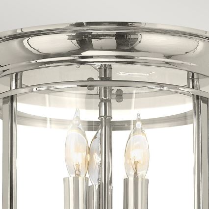 Hinkley - Plafón GENTRY 3xE14/40W/230V cromo brillante