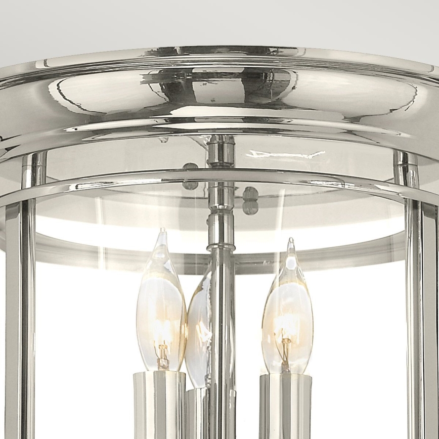 Hinkley - Plafón GENTRY 3xE14/40W/230V cromo brillante