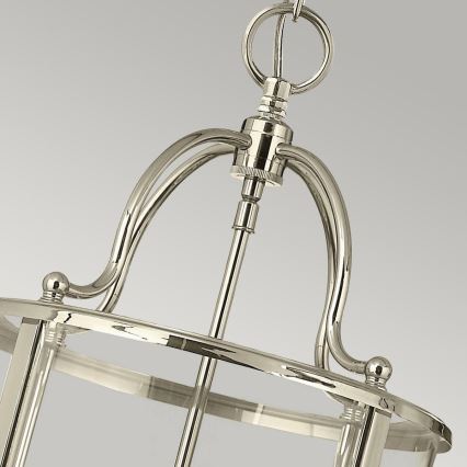 Hinkley - Lámpara de araña con cadena GENTRY 4xE14/60W/230V cromo brillante