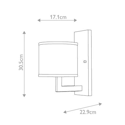 Hinkley - Aplique de pared HAMPTON 1xE27/60W/230V dorado