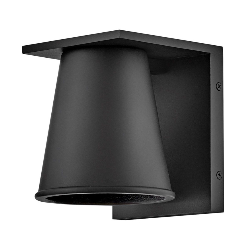 Hinkley - Aplique LED para exterior HANS 1xGU10/8W/230V IP44 negro
