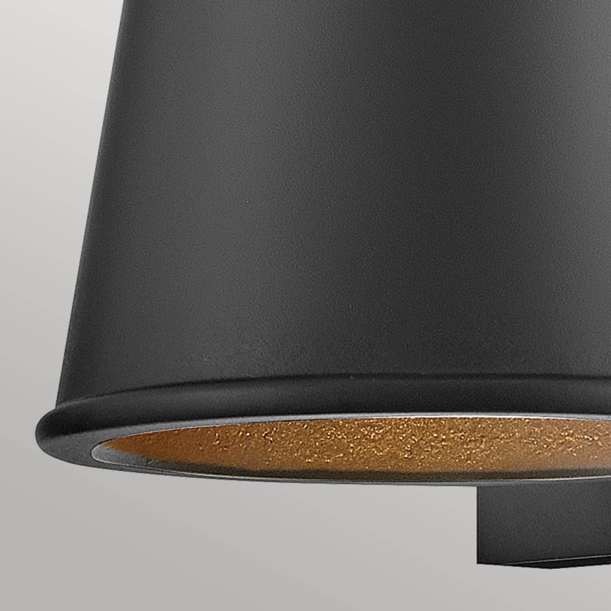 Hinkley - Aplique LED para exterior HANS 1xGU10/8W/230V IP44 negro