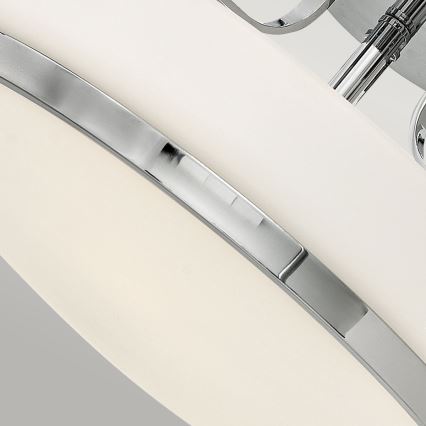 Hinkley - Lámpara de techo de montaje en superficie HARPER 3xE27/60W/230V Ø 45,6 cm cromo brillante