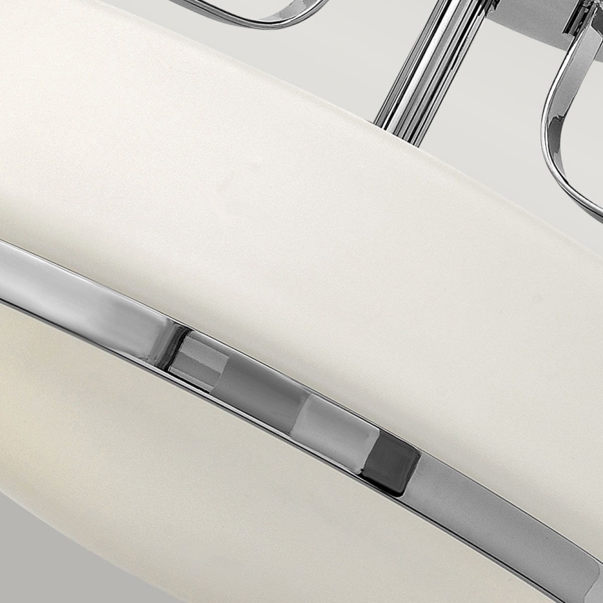 Hinkley - Lámpara de techo de superficie HARPER 3xE27/60W/230V Ø 36,6 cm acabado en cromo brillante