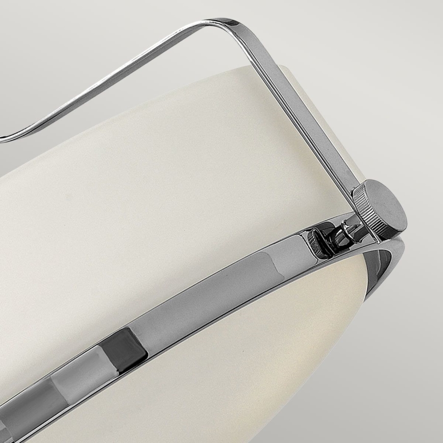 Hinkley - Lámpara de techo de superficie HARPER 3xE27/60W/230V Ø 36,6 cm acabado en cromo brillante