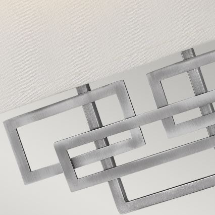 Hinkley - Aplique de pared LANZA 2xE14/40W/230V cromo mate