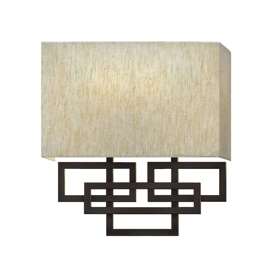 Hinkley - Aplique de pared LANZA 2xE14/40W/230V acabado en bronce