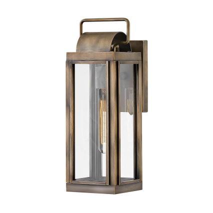 Hinkley - Aplique de pared exterior HARBOR 1xE27/60W/230V IP44 bronce