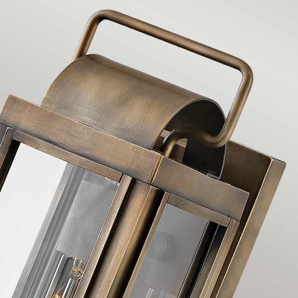 Hinkley - Aplique de pared exterior HARBOR 1xE27/60W/230V IP44 bronce