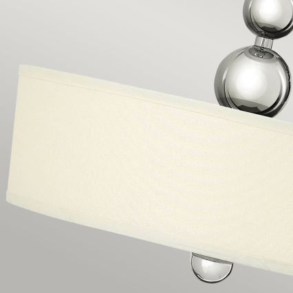 Hinkley - Lámpara colgante con cadena ZELDA 3xE27/60W/230V cromo brillante