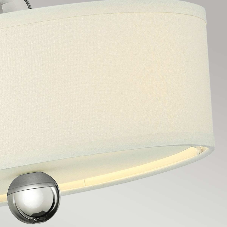 Hinkley - Lámpara de techo de superficie ZELDA 3xE27/60W/230V cromo brillante