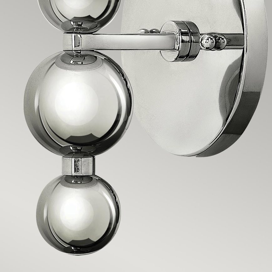 Hinkley - Aplique de pared ZELDA 1xE27/60W/230V cromado brillante
