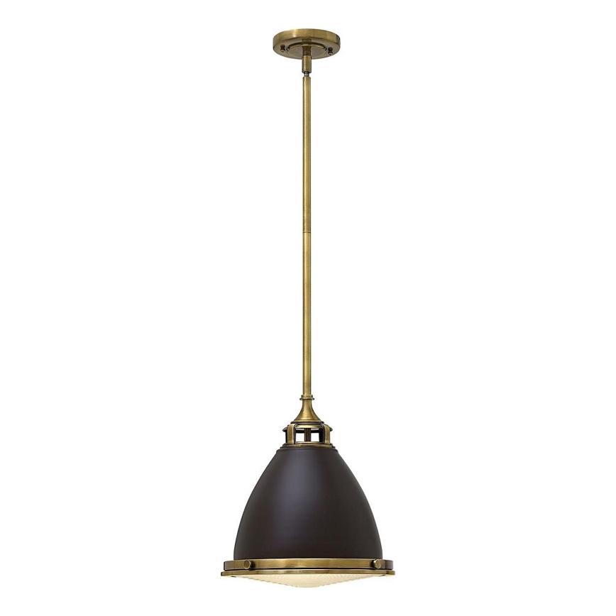 Hinkley - Lámpara colgante AMELIA 1xE27/60W/230V bronce