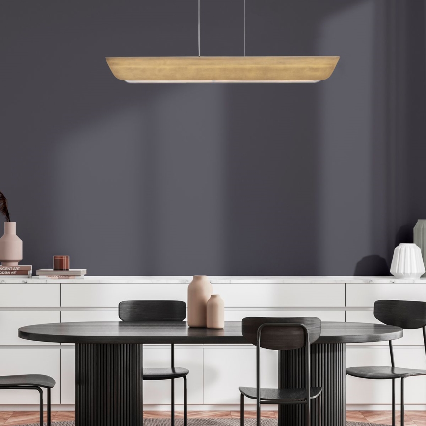 Hinkley - Lámpara colgante ARCO LED/43W/230V 3000K dorada