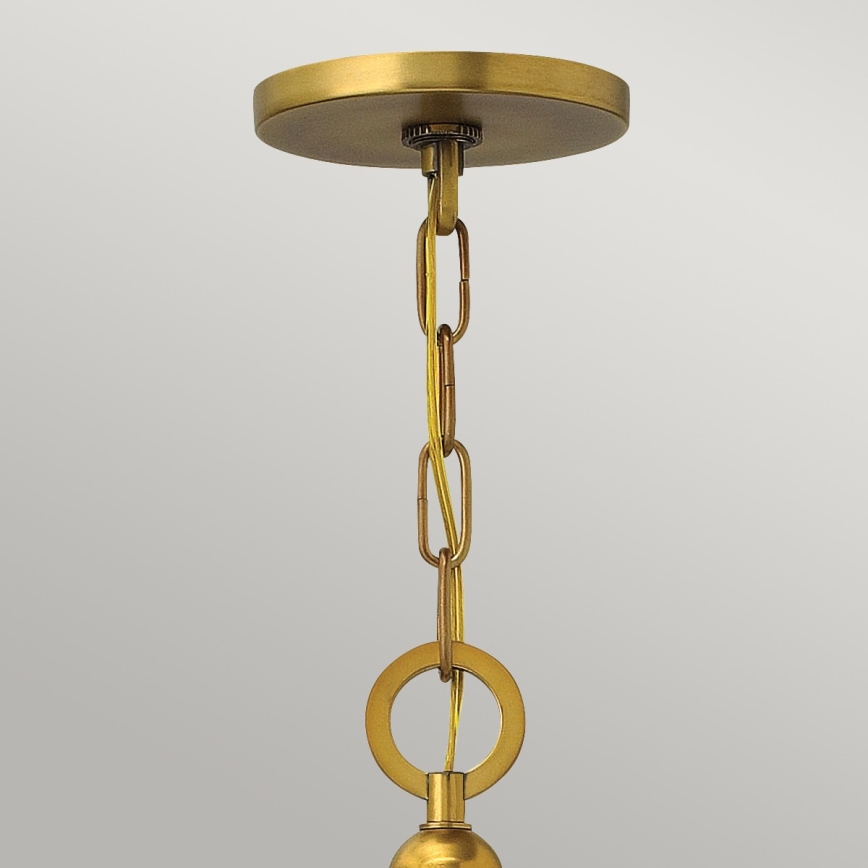 Hinkley - Lámpara colgante con cadena ZELDA 3xE27/60W/230V latón