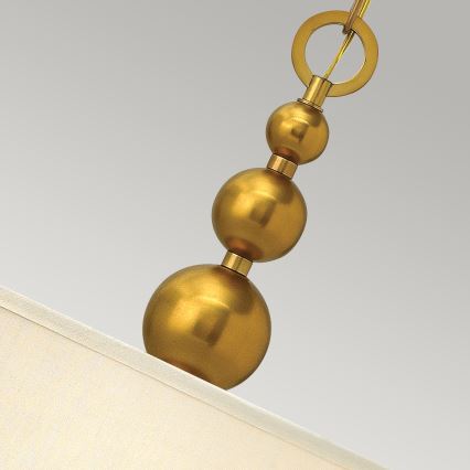 Hinkley - Lámpara colgante con cadena ZELDA 3xE27/60W/230V latón