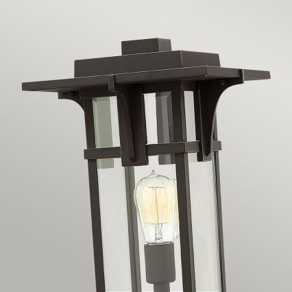Hinkley - Lámpara de exterior MANHATTAN 1xE27/100W/230V IP44 negro