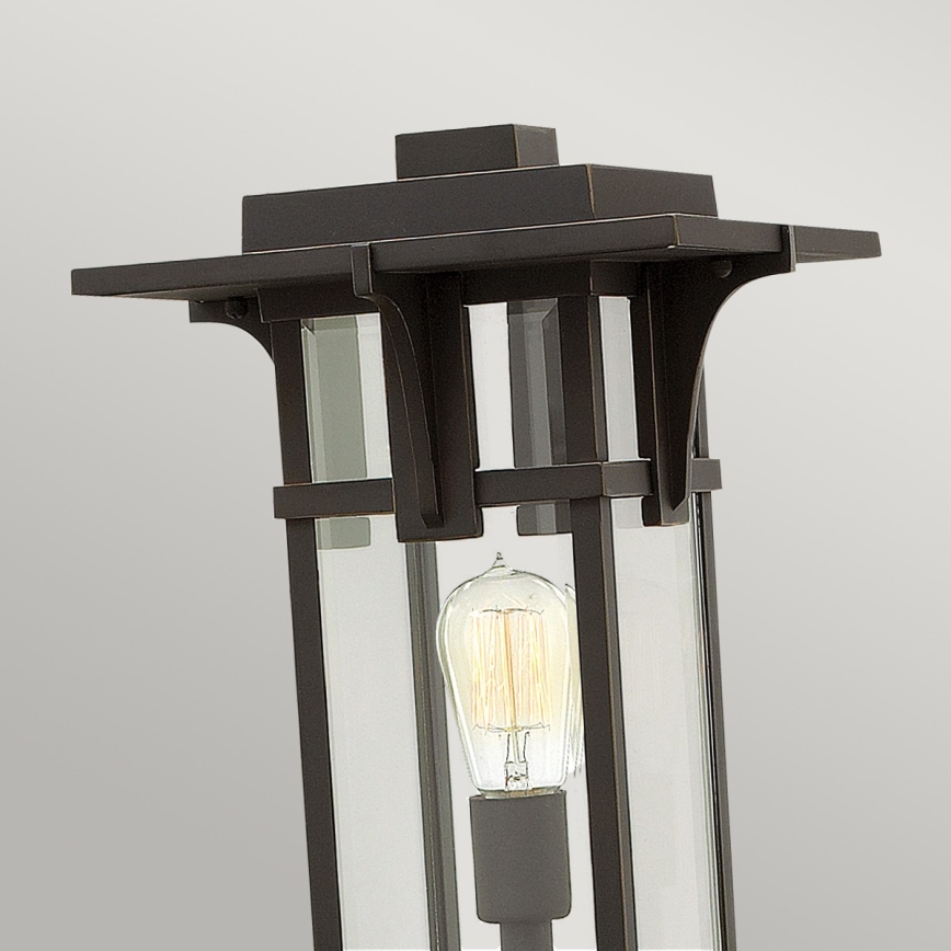 Hinkley - Lámpara de exterior MANHATTAN 1xE27/100W/230V IP44 negro