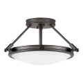 Hinkley - Lámpara de techo de superficie COLLIER 3xE14/40W/230V, Ø 41,7 cm, negra