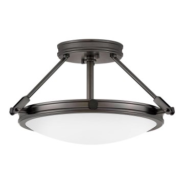 Hinkley - Lámpara de techo de superficie COLLIER 3xE14/40W/230V, Ø 41,7 cm, negra