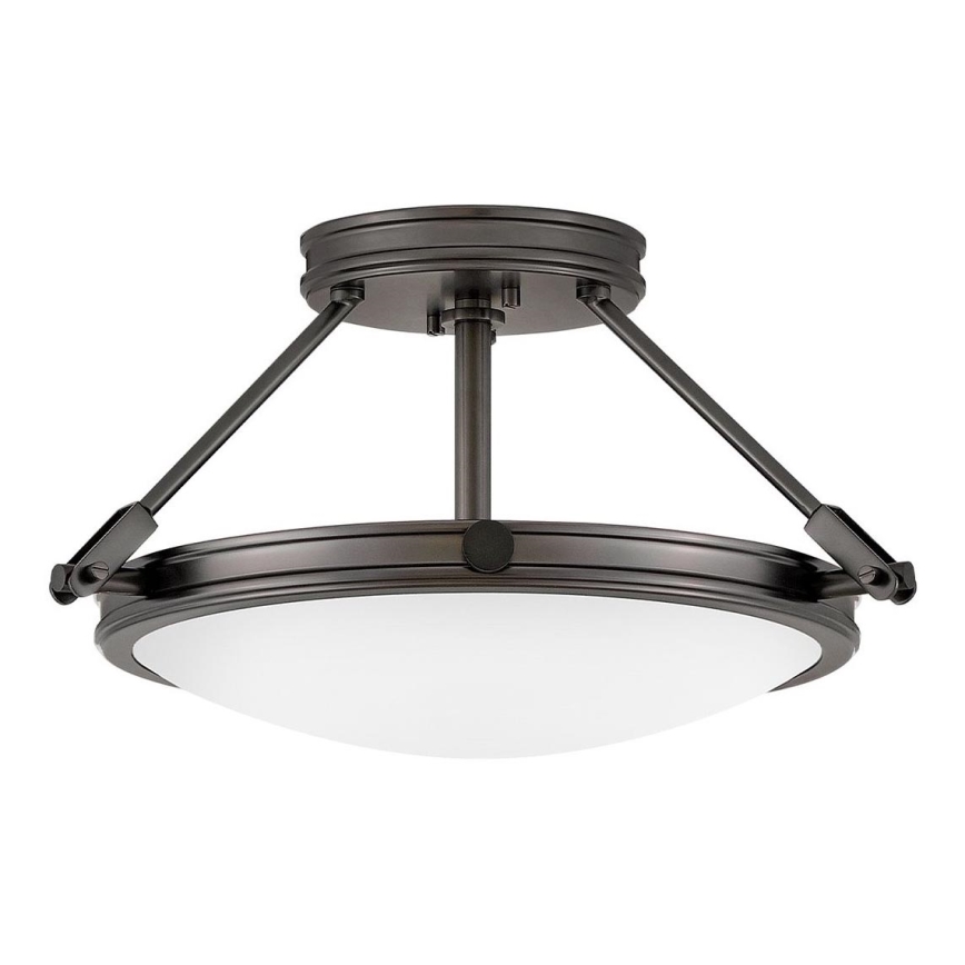 Hinkley - Lámpara de techo de superficie COLLIER 3xE14/40W/230V, Ø 41,7 cm, negra