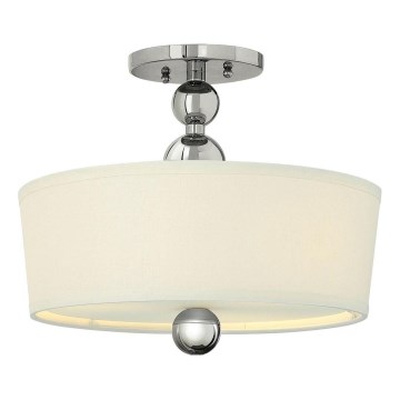 Hinkley - Lámpara de techo de superficie ZELDA 3xE27/60W/230V cromo brillante