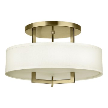 Hinkley - Lámpara de techo HAMPTON 3xE27/60W/230V Ø 50,8 cm dorada