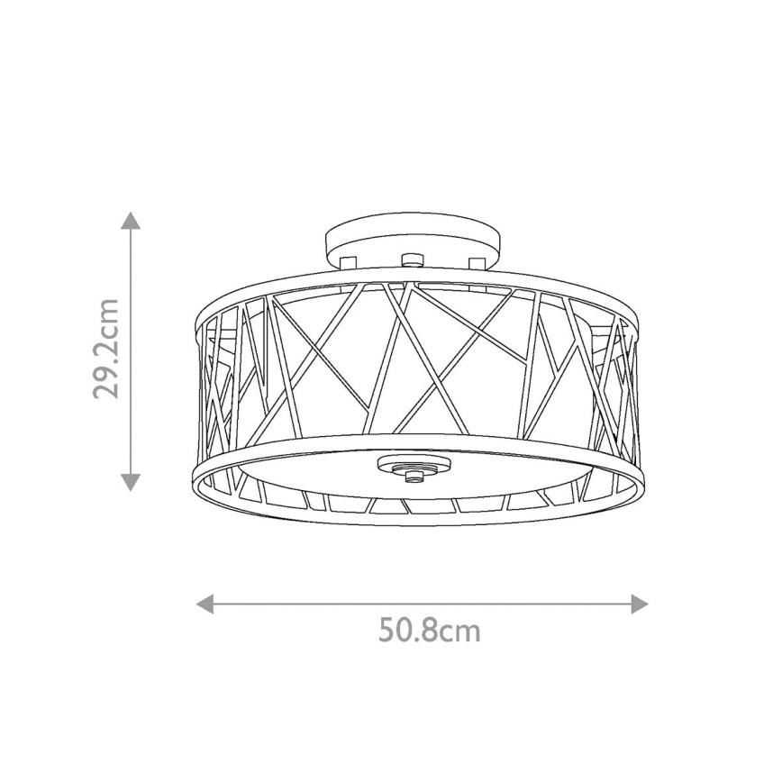 Hinkley - Lámpara de techo NEST 3xE27/75W/230V dorado