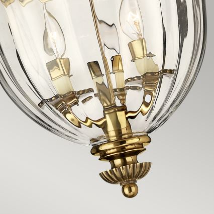 Hinkley - Plafón CAMBRIDGE 3xE14/60W/230V dorado