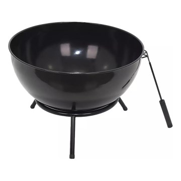 Horno portátil para madera 57x30 cm negro