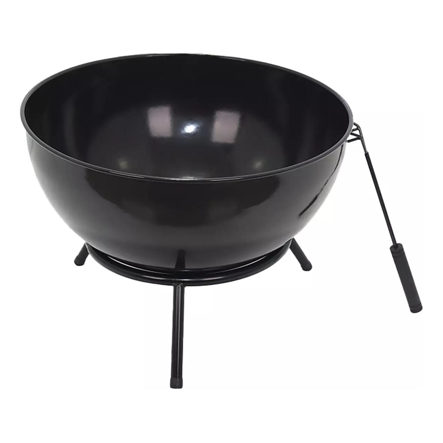 Horno portátil para madera 57x30 cm negro