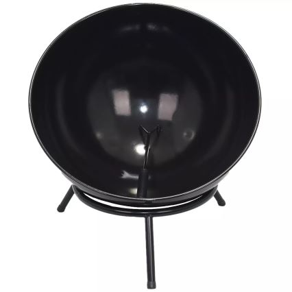 Horno portátil para madera 57x30 cm negro