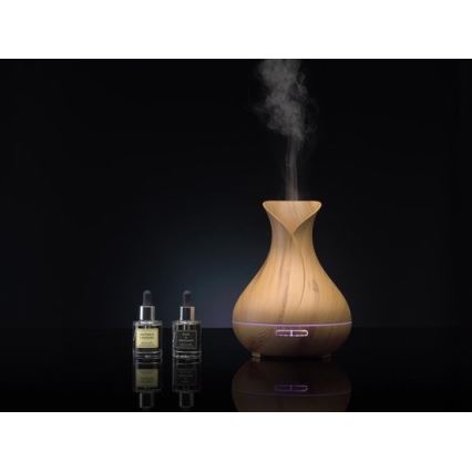 Humidificador e ionizador de aire LED RGB 400 ml