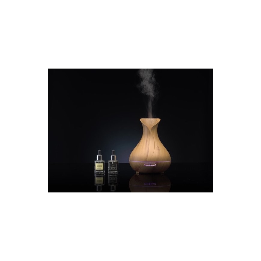 Humidificador e ionizador de aire LED RGB 400 ml