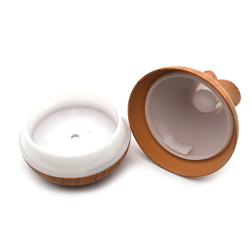 Humidificador e ionizador de aire LED RGB 400 ml