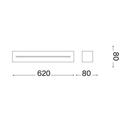 Ideal Lux - Aplique 4xE14/40W/230V