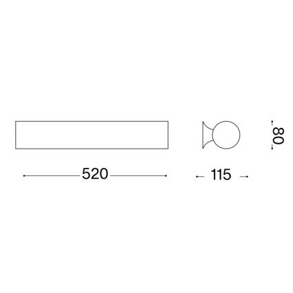 Ideal Lux - Aplique CAMERINO 3xE14/40W/230V blanco