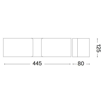Ideal Lux - Aplique CLIP 2xE27/60W/230V marrón