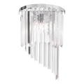 Ideal Lux - Aplique de cristal CARLTON 3xE14/40W/230V cromo brillante