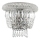 Ideal Lux - Aplique de cristal DUBAI 2xE14/28W/230V cromo brillante
