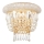 Ideal Lux - Aplique de cristal DUBAI 2xE14/28W/230V dorado