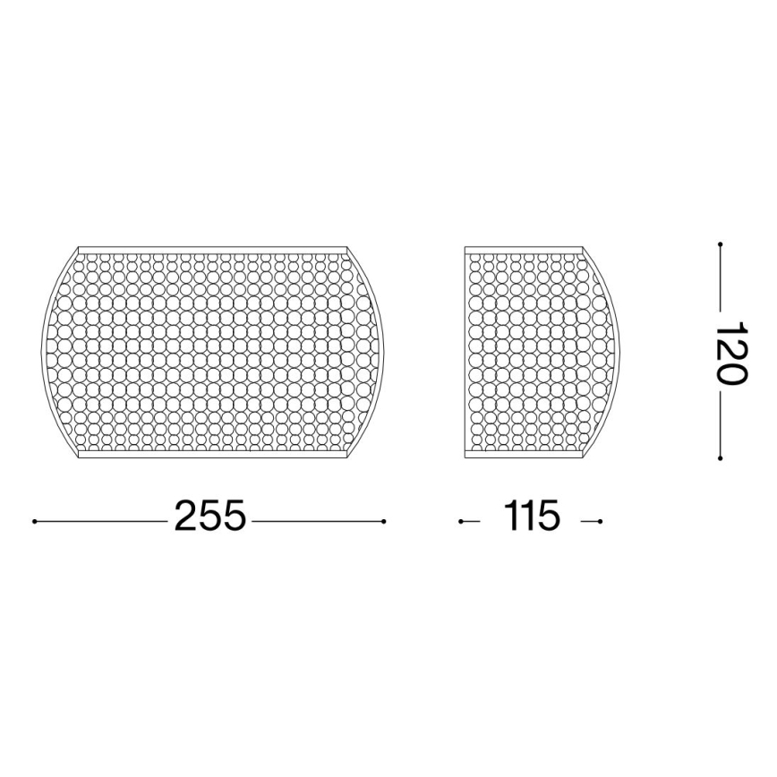 Ideal Lux - Aplique de cristal LED PASHA 3xG9/3W/230V cromo brillante
